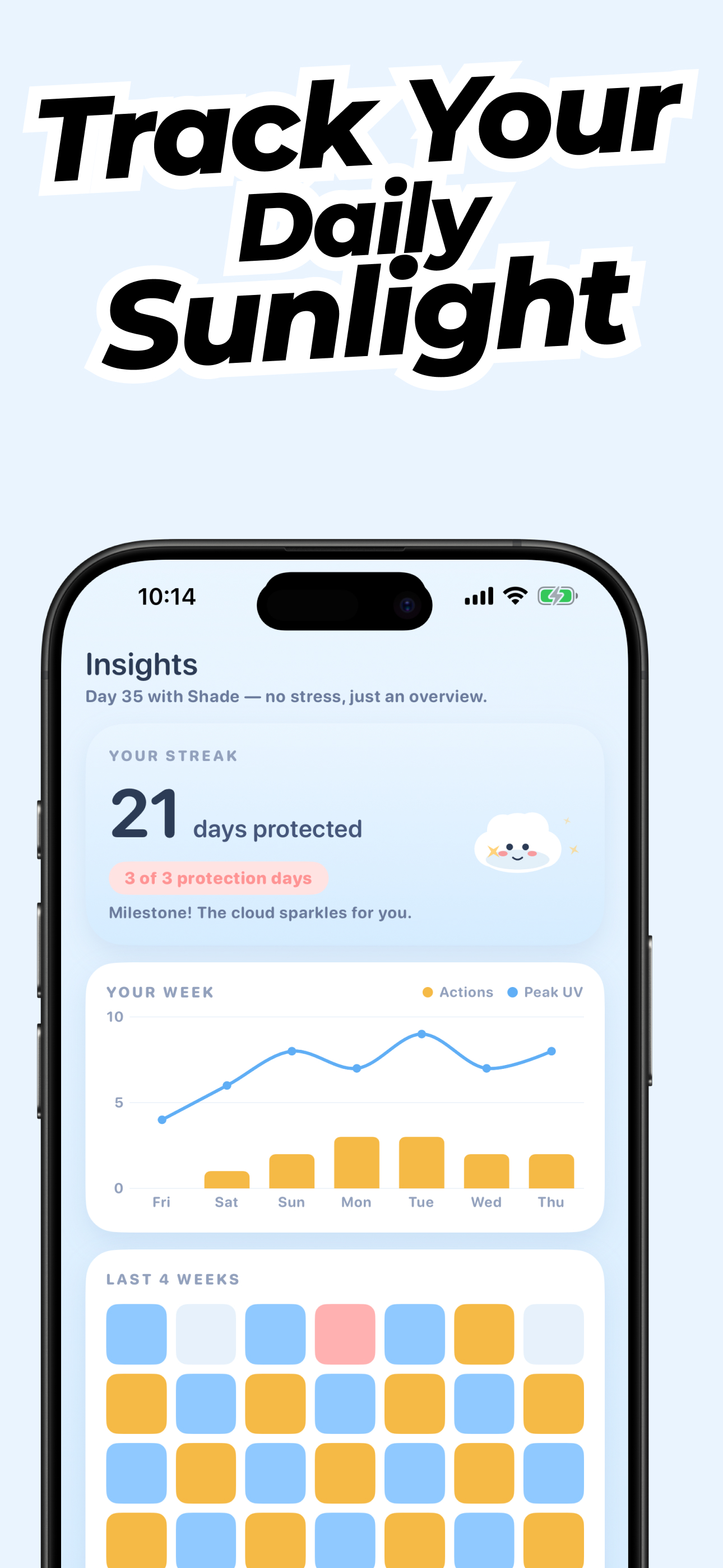 Track your daily sunlight